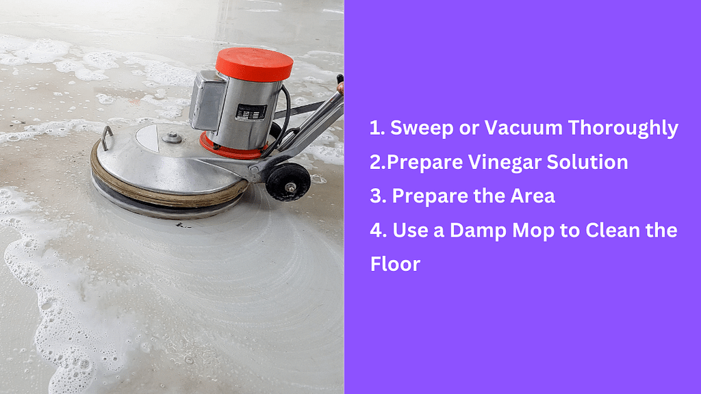 Use a Damp Mop to Clean the Floor
